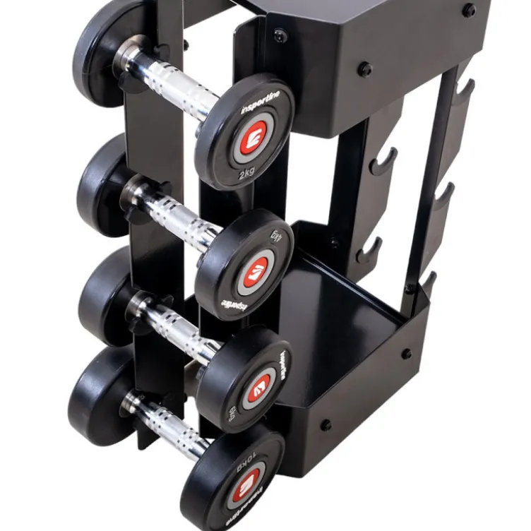 Rack de rangement pour 4 paires d'haltères de musculation - Capacité de charge 300 kg