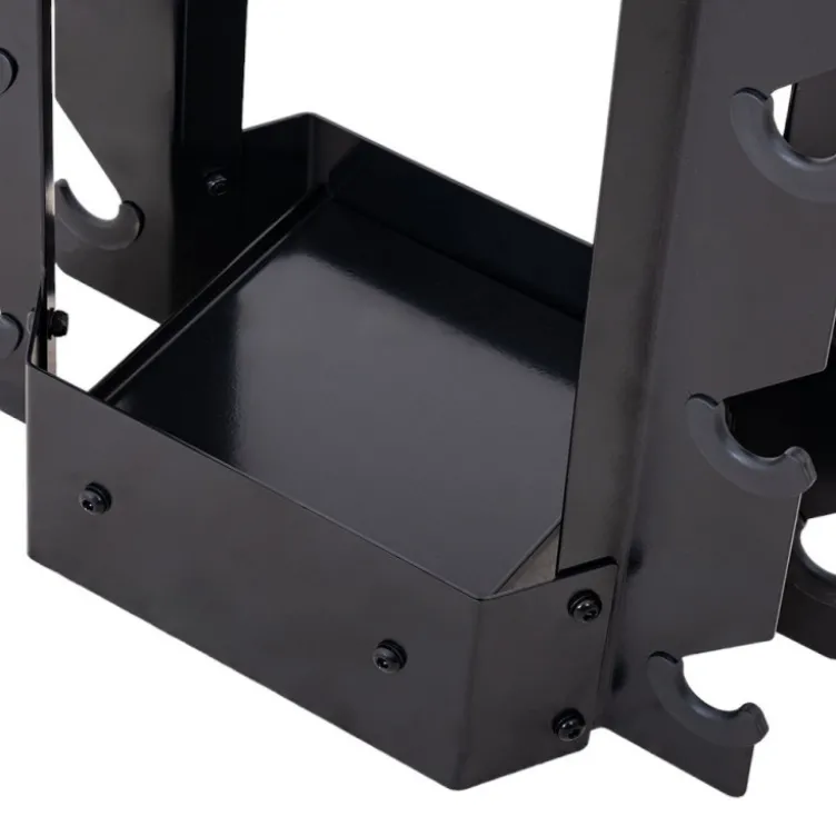 Rack de rangement pour 4 paires d'haltères de musculation - Capacité de charge 300 kg