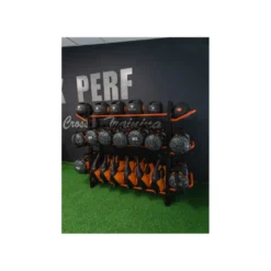 Rack de rangement pour sacs de sable et wall ball polyvalent capacité de charge 390 kg