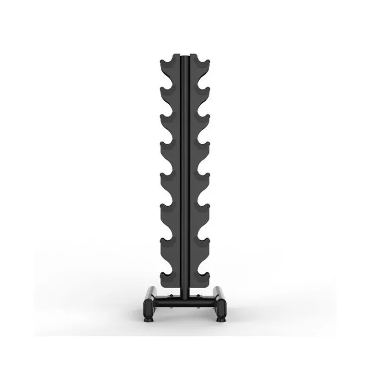 Rack de rangement professionnel et compact pour paires d'haltères de 1 à 8 kg - Charge max de 75 kg