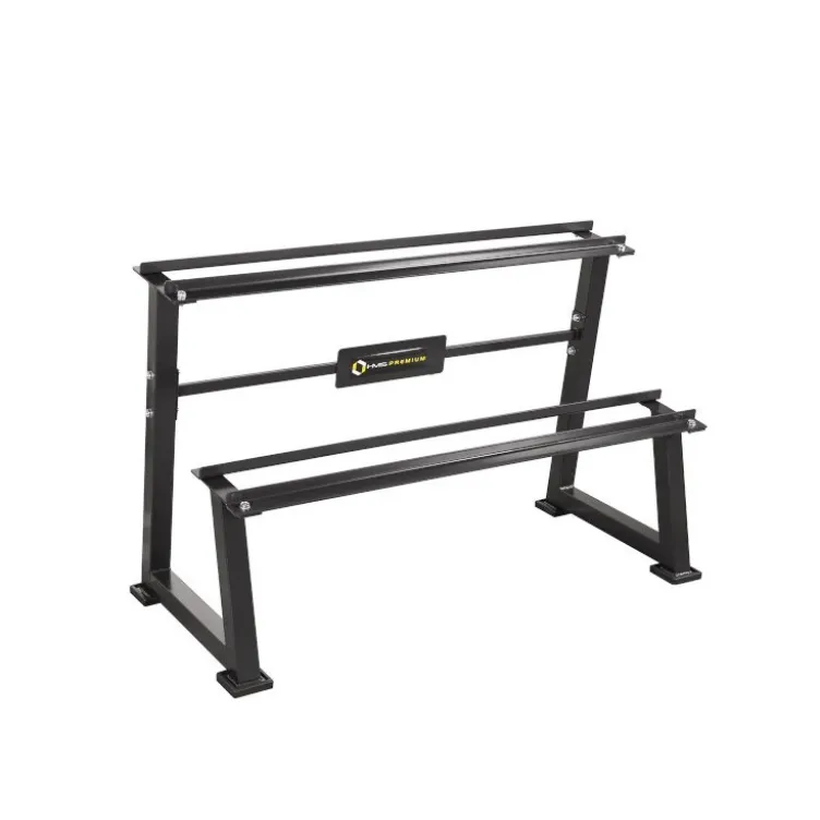 Rack de rangement professionnel pour haltères sur 2 niveaux capacité 500 kg