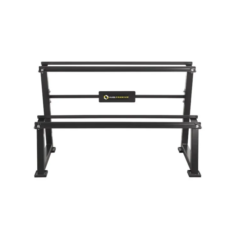Rack de rangement professionnel pour haltères sur 2 niveaux capacité 500 kg