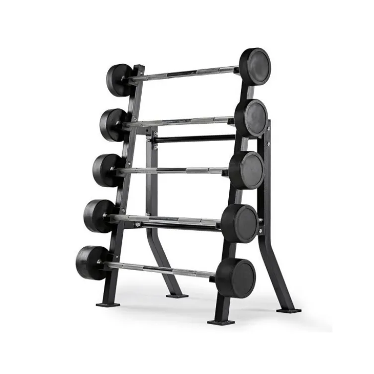 Rack de rangement professionnel pour barre droite ou barre EZ 5 ou 10 supports