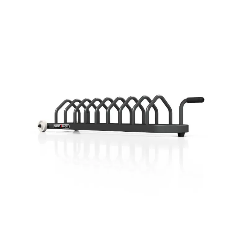 Rack de rangement à roulettes pour disques de poids diamètre 25 - 45 cm