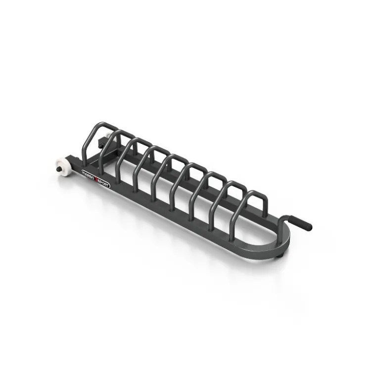 Rack de rangement à roulettes pour disques de poids diamètre 25 - 45 cm