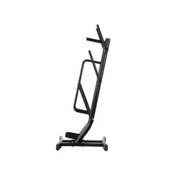 Rack de rangement vertical avec barres x 10 et disques de poids x60 - MAX 280 kg