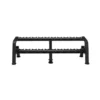 Rack de stockage horizontal pour haltères ronds sur 2 étages - Capacité 10 paires