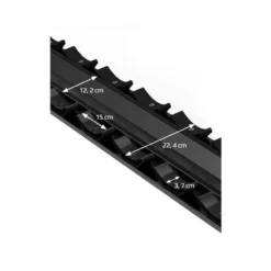 Rack de stockage horizontal pour haltères ronds sur 2 étages - Capacité 10 paires