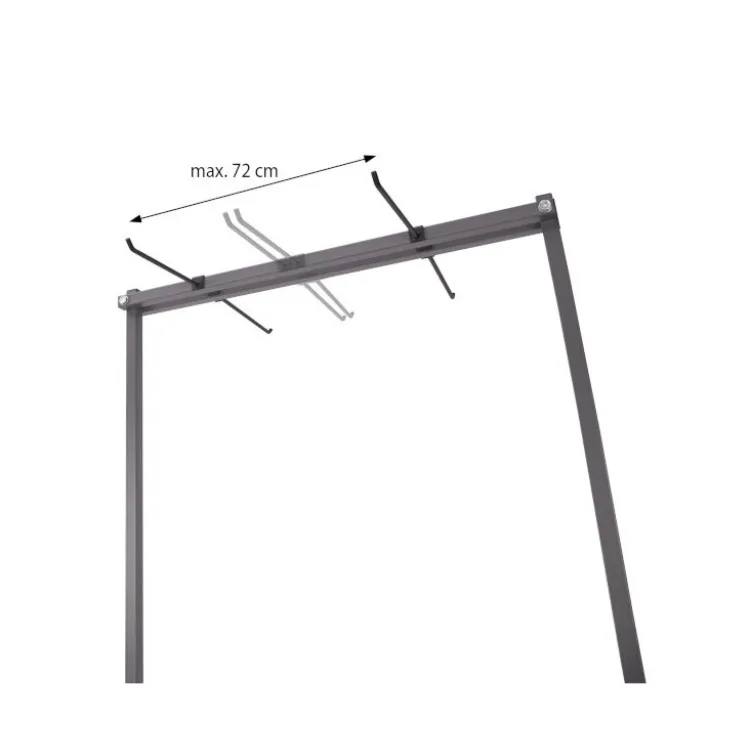 rack de stockage sur pied pour tapis d'exercices et accessoires de training - Salles professionnelles