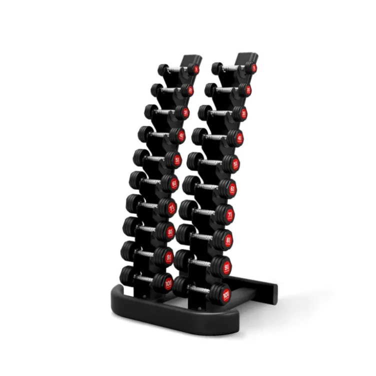 Rack de stockage verticale pour 10 paires d'haltères de 1 à 10 kg
