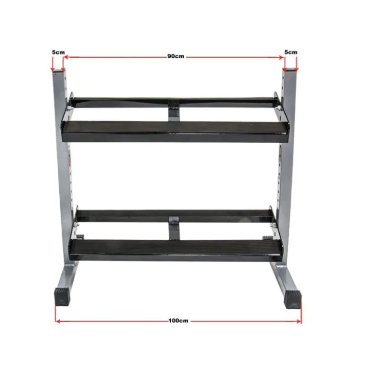 Rack d'haltères modulable 90 à 150 cm charge 400 kg