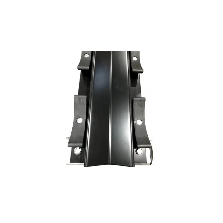 Rack professionnel pour 10 paires d'haltères avec supports individuels fixes double niveau
