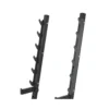 Rack repose-barre multi-niveaux pour exercices de musculation - Charge maximale 300 kg
