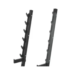 Rack repose-barre multi-niveaux pour exercices de musculation - Charge maximale 300 kg