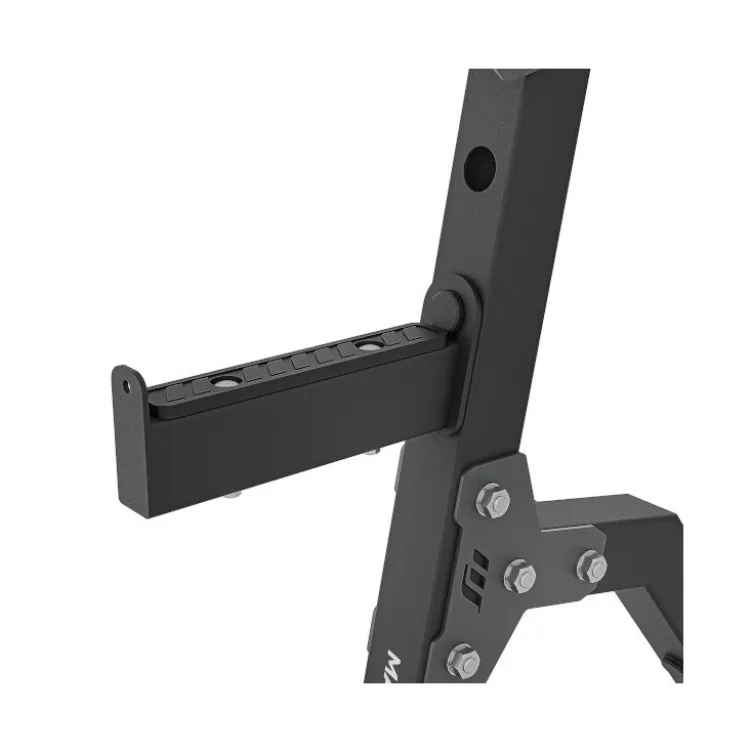 Rack repose-barre multi-niveaux pour exercices de musculation - Charge maximale 300 kg