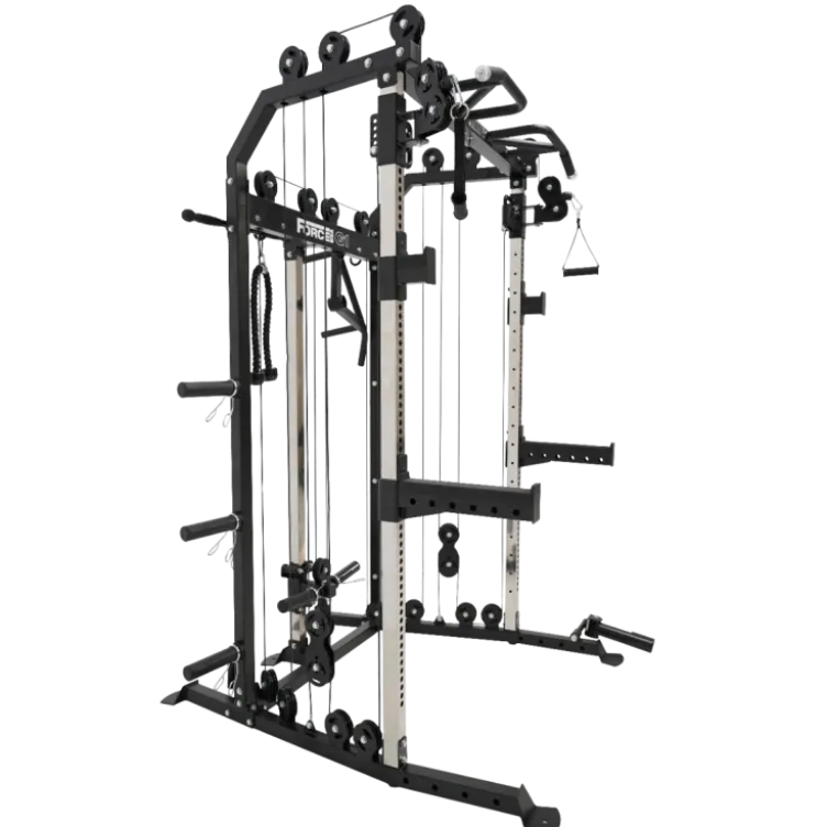 Rack à squat All-In-One trainer G1 V2 Force USA - Station multifonctionnelle avec accessoires inclus