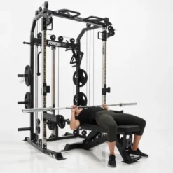 Rack à squat All-In-One trainer G1 V2 Force USA - Station multifonctionnelle avec accessoires inclus