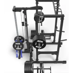 Rack à squat complet ATX avec station poulie à charge libre - Power rack Série 700
