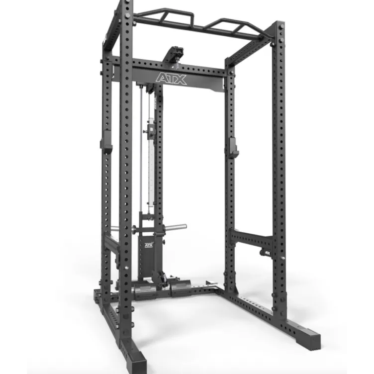 Rack à squat complet ATX avec station poulie à charge libre - Power rack Série 700