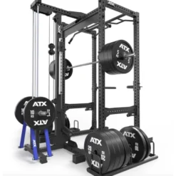 Rack à squat complet ATX avec station poulie à charge libre - Power rack Série 700