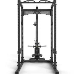 Rack à squat complet ATX avec station poulie à charge libre - Power rack Série 700