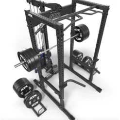 Rack à squat complet ATX avec station poulie à charge libre - Power rack Série 700