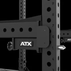 Rack à squat de musculation robuste avec capacité de charge extrême et barre de traction multigrip - ATX série 700 2.0