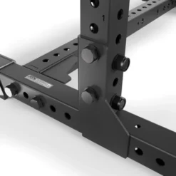 Rack à squat de musculation robuste avec capacité de charge extrême et barre de traction multigrip - ATX série 700 2.0