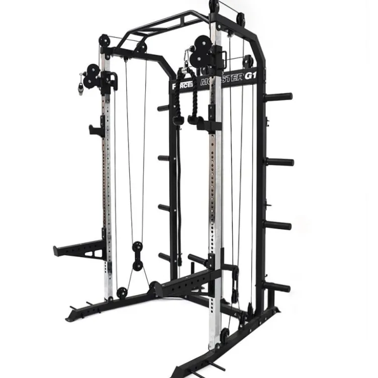 Rack à squat Multi-équipé Monster G1 3 en 1 Force USA - Inclus de multiples accessoires