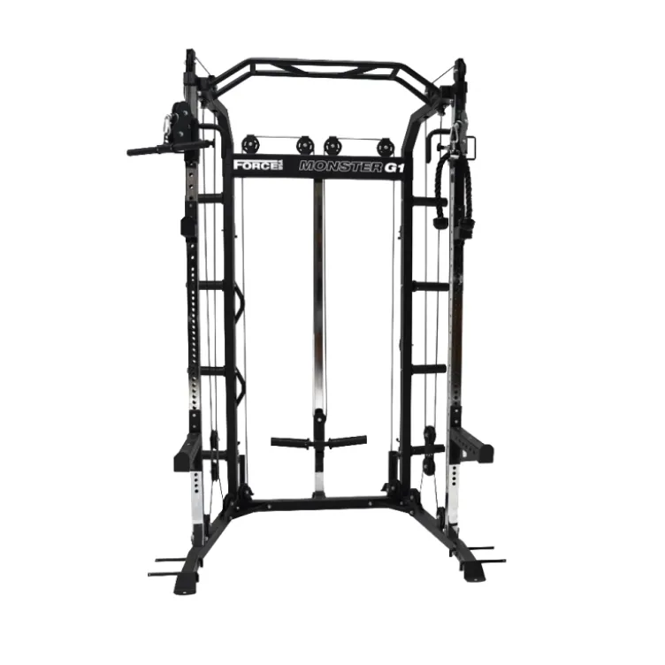 Rack à squat Multi-équipé Monster G1 3 en 1 Force USA - Inclus de multiples accessoires