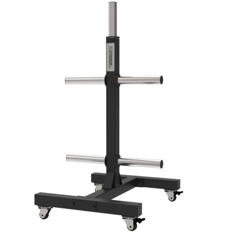 Rack vertical de stockage mobile pour disques de poids olympiques à capacité de charge de 300 kg - Titanium Strength VBR10