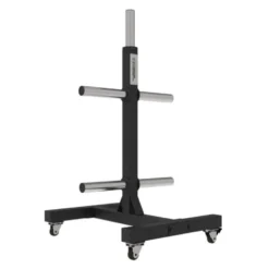 Rack vertical de stockage mobile pour disques de poids olympiques à capacité de charge de 300 kg - Titanium Strength VBR10