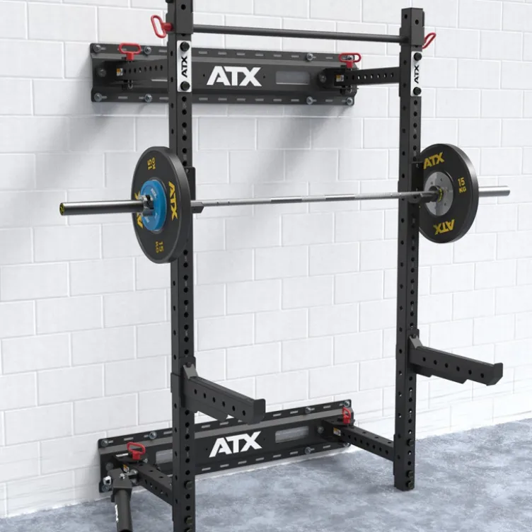 Rails de fixation muraux pour half rack pliant charge 500 kg