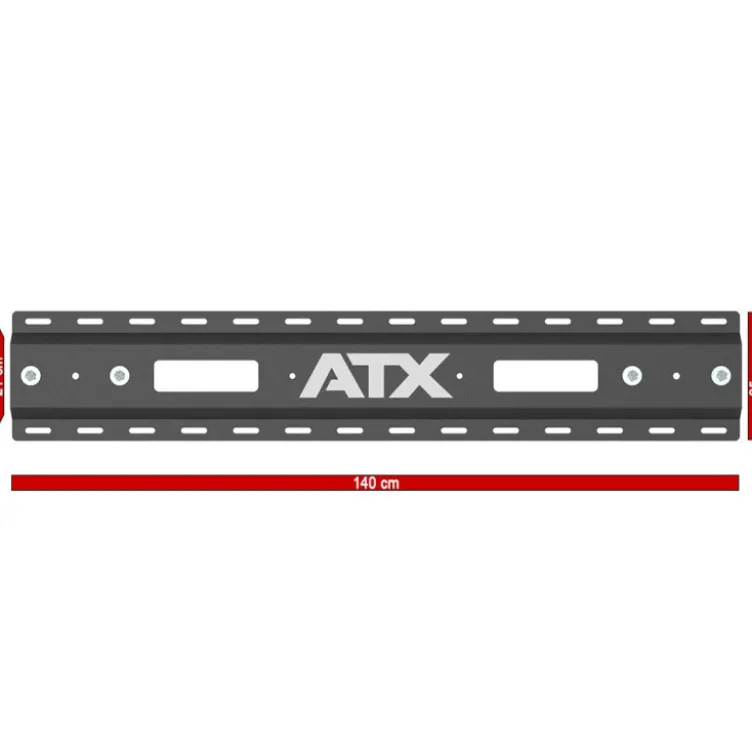Rails de fixation muraux pour half rack pliant charge 500 kg