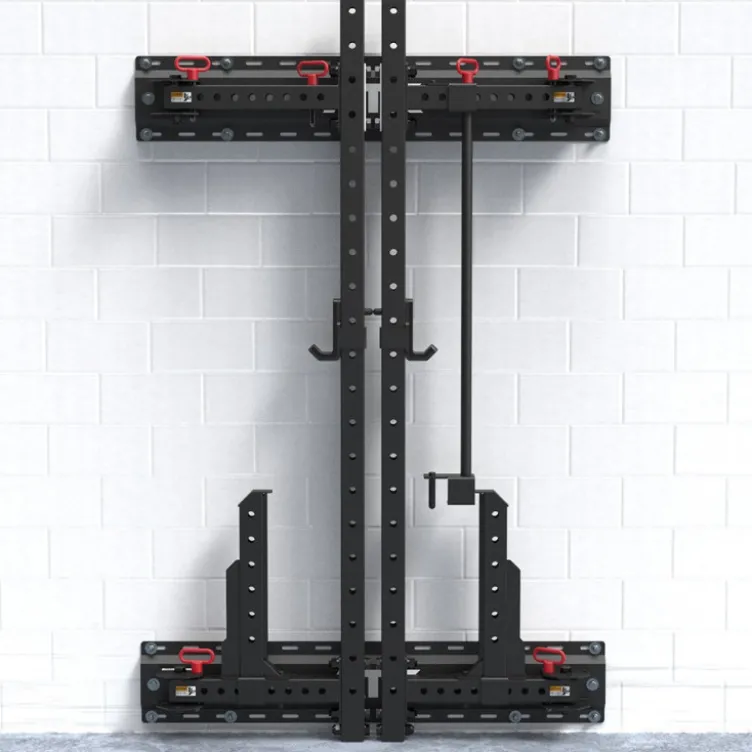 Rails de fixation muraux pour half rack pliant charge 500 kg