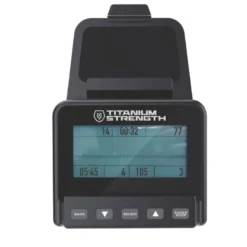 Rameur à air professionnel Titanium Strength avec 10 réglages et Connectivité Bluetooth - Console à piles