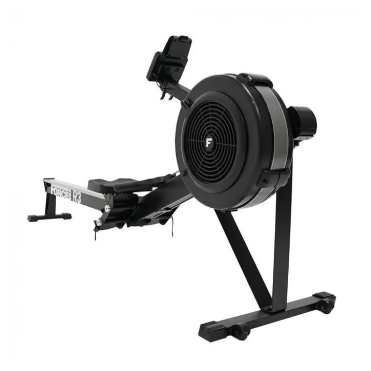 Rameur Air Rower Force USA avec repose-pieds réglable - Equipement avec résistance à air