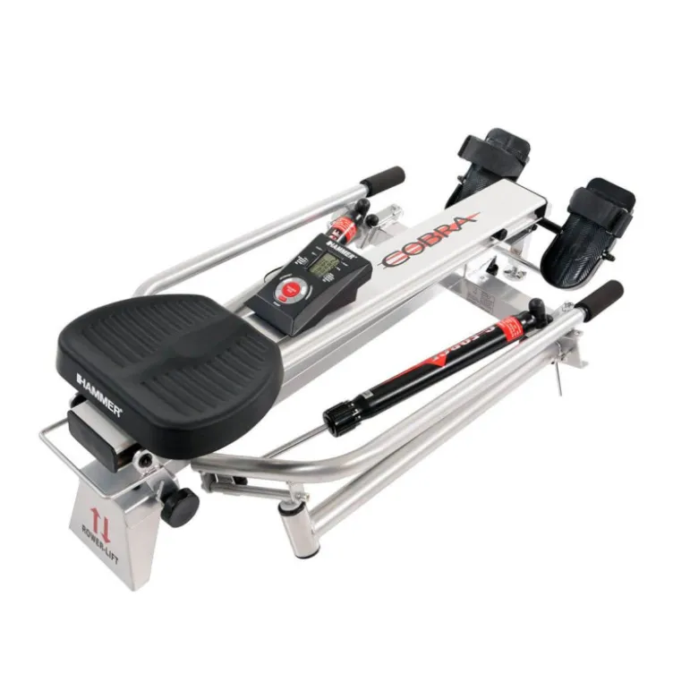 Rameur d'aviron pliable avec bras séparés et niveau de difficulté réglable - Écran LCD