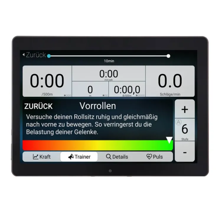 Rameur d'aviron silencieux et ultra-robuste pour différents type d'entraînement - Pliable