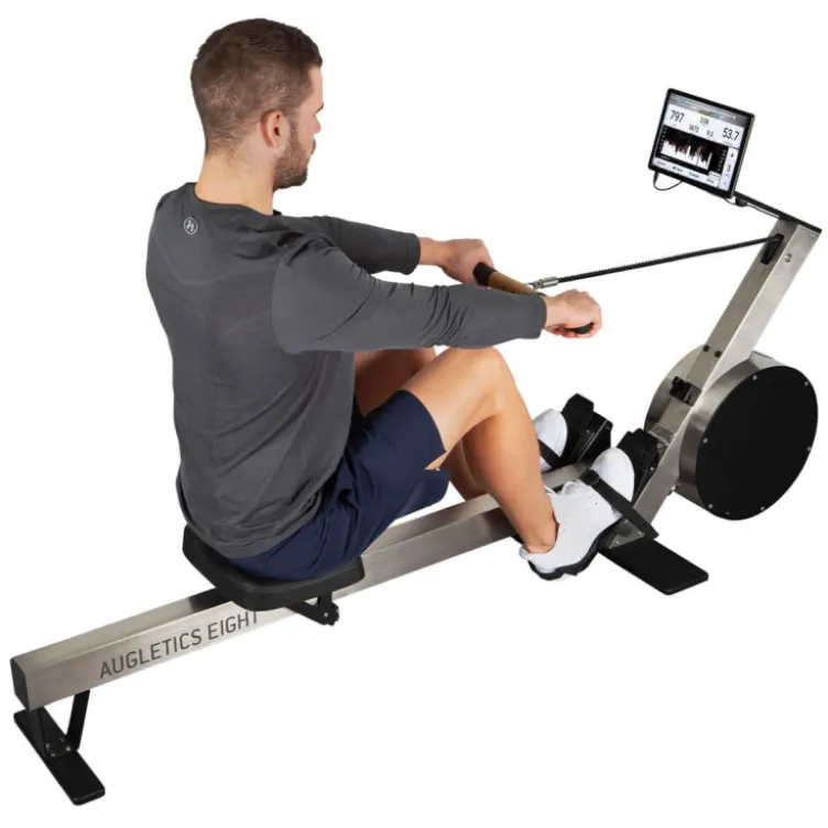 Rameur d'aviron silencieux et ultra-robuste pour différents type d'entraînement - Pliable