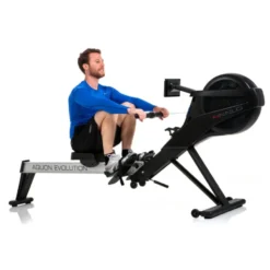 Rameur de cardio silencieux et pliable avec multiples programmes de formation - Aquon Evolution