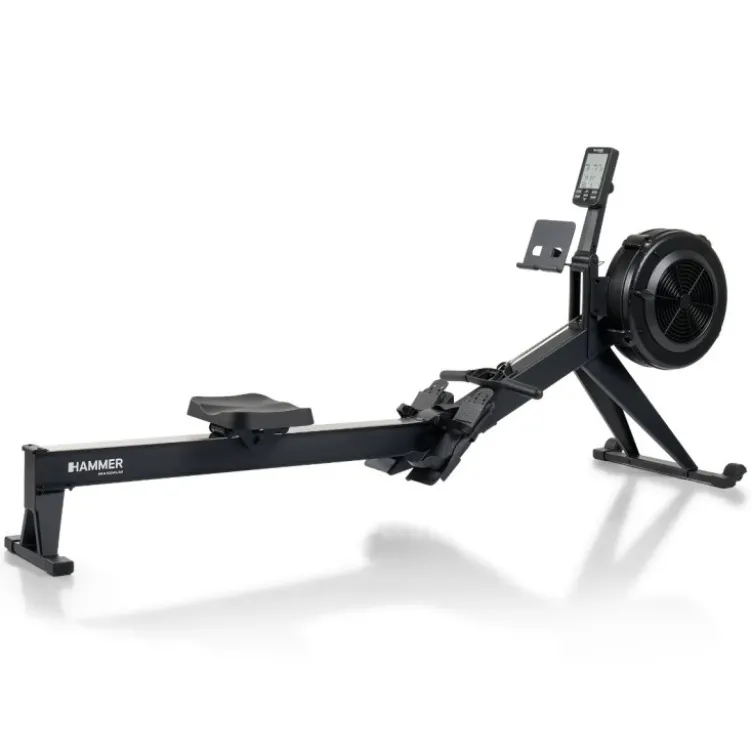 Rameur de compétition SpeedRow à résistance à air et entraînement par chaîne type Concept2 pour Hyrox et cardio intense