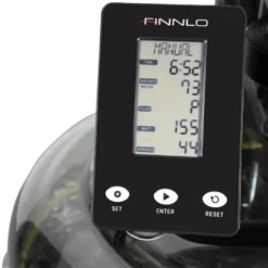 Rameur à eau haut de gamme pour training de cardio avec écran LCD - Pliable