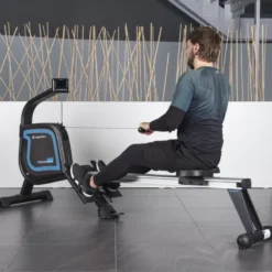 Rameur électromagnétique InCondi RW600 professionnel pour exercice d'aviron connecté bluetooth - Roues de transport