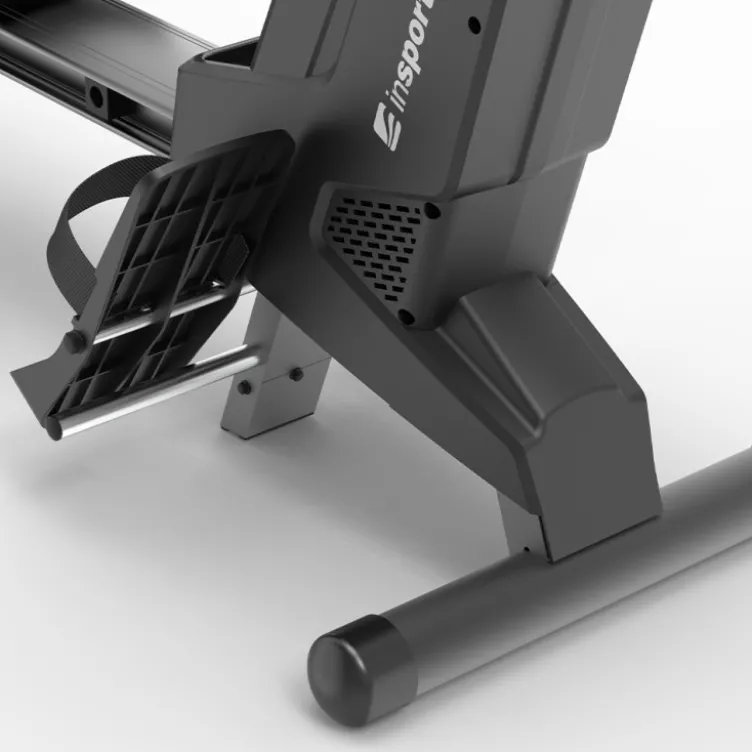 Rameur électronique Yukona avec 16 modes de résistance et volant d'inertie de 2 kg - Rails de 94 cm