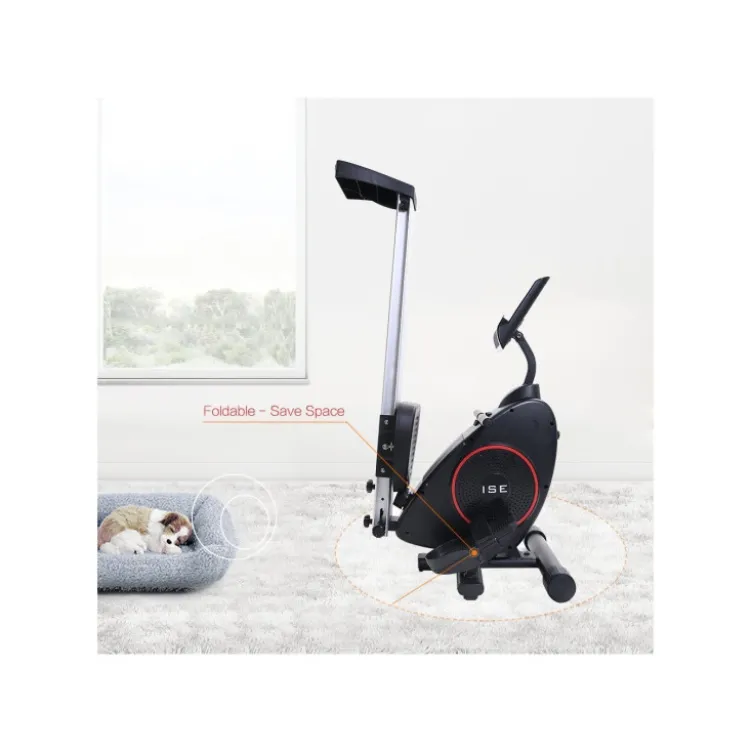 Rameur magnétique pour home-gym pliable avec ordinateur 8 niveaux de résistance