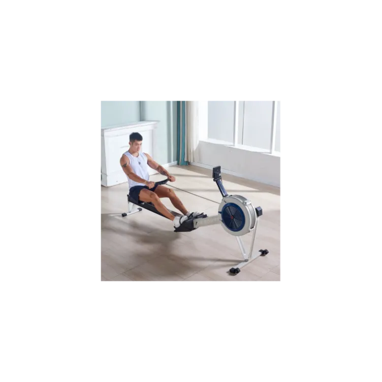 Rameur pliable avec 10 programmes d'intensité pour homegym - Écran de contrôle