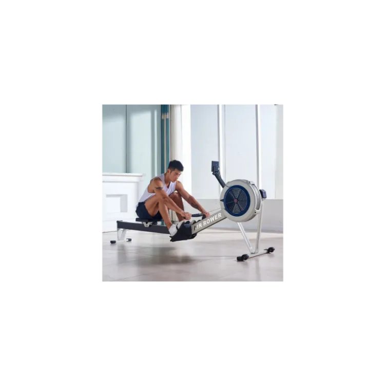 Rameur pliable avec 10 programmes d'intensité pour homegym - Écran de contrôle