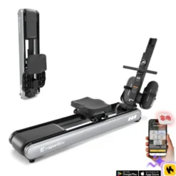 Rameur pliable sans fil à freinage magnétique ZenRow 30 - 32 niveaux de résistance électronique