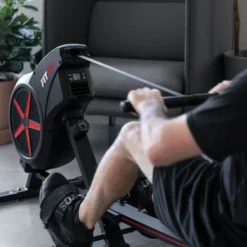 Rameur pour entraînement intensif à domicile - 8 niveaux de résistance